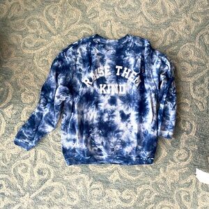 The shop forward sweatshirt size small “raise them kind” 100% cotton